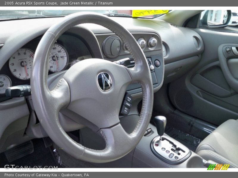 Jade Green Metallic / Titanium 2005 Acura RSX Sports Coupe