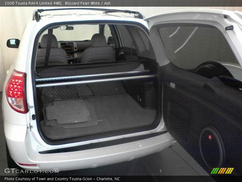 Blizzard Pearl White / Ash 2008 Toyota RAV4 Limited 4WD