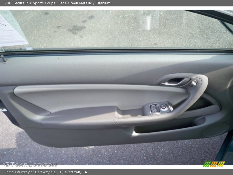 Jade Green Metallic / Titanium 2005 Acura RSX Sports Coupe