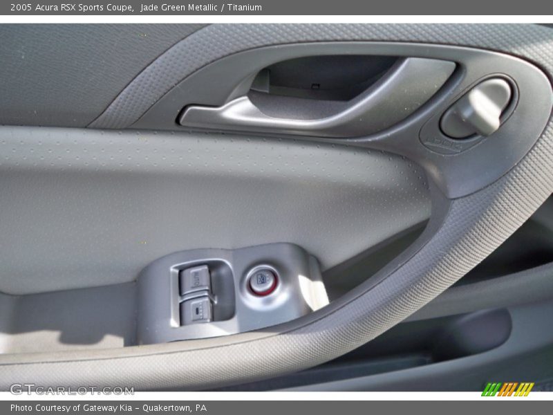 Jade Green Metallic / Titanium 2005 Acura RSX Sports Coupe
