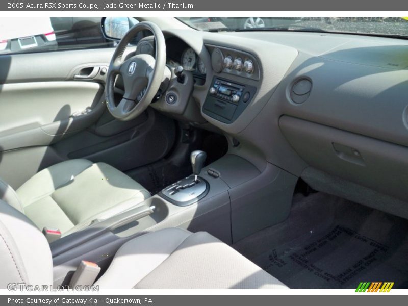 Jade Green Metallic / Titanium 2005 Acura RSX Sports Coupe