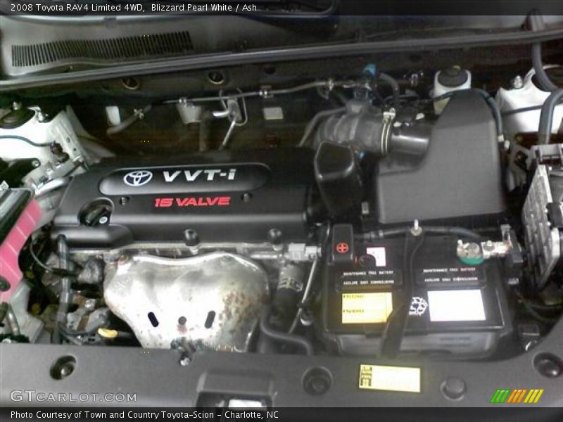 Blizzard Pearl White / Ash 2008 Toyota RAV4 Limited 4WD