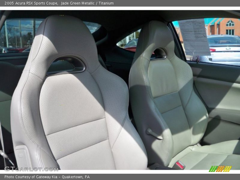 Jade Green Metallic / Titanium 2005 Acura RSX Sports Coupe