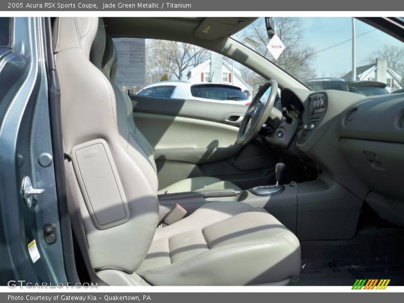 Jade Green Metallic / Titanium 2005 Acura RSX Sports Coupe