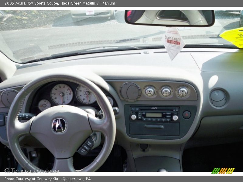 Jade Green Metallic / Titanium 2005 Acura RSX Sports Coupe