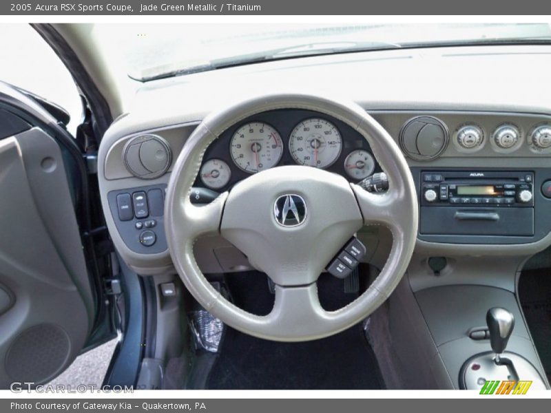 Jade Green Metallic / Titanium 2005 Acura RSX Sports Coupe