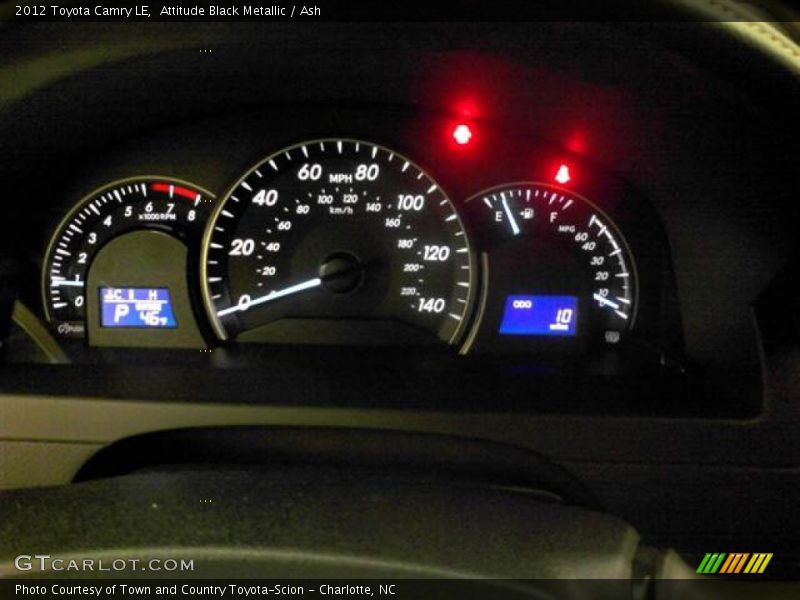 Attitude Black Metallic / Ash 2012 Toyota Camry LE