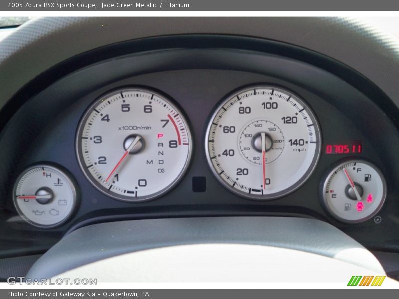 Jade Green Metallic / Titanium 2005 Acura RSX Sports Coupe