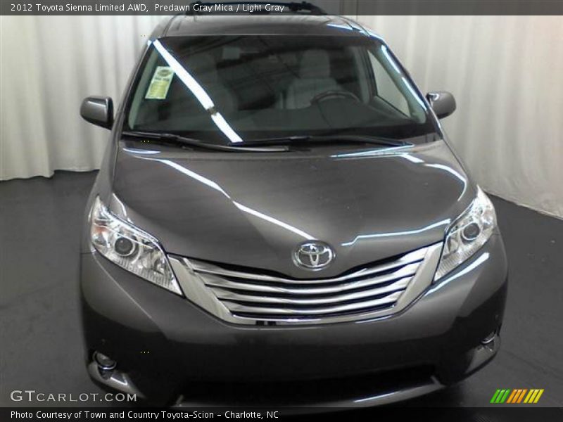 Predawn Gray Mica / Light Gray 2012 Toyota Sienna Limited AWD