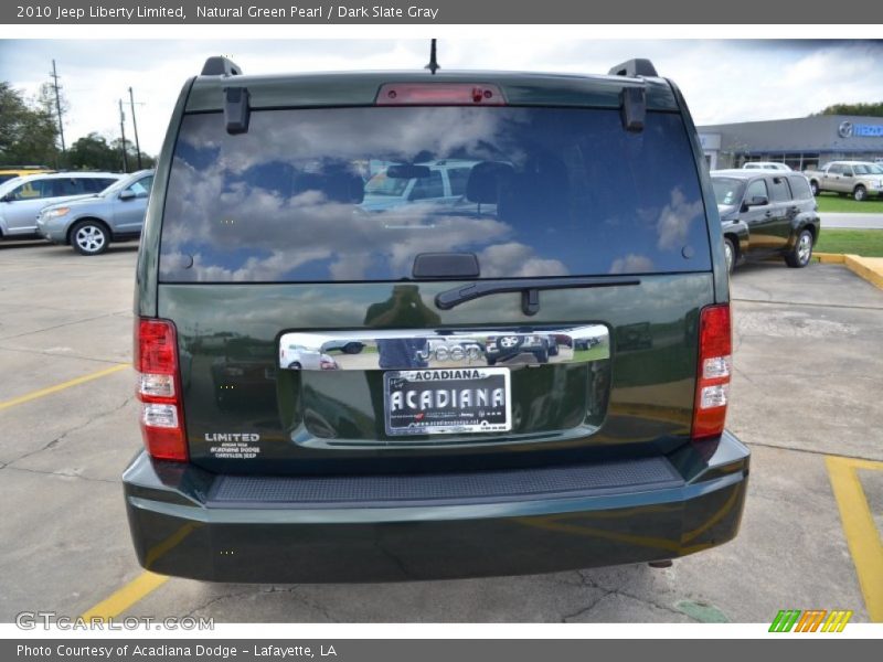 Natural Green Pearl / Dark Slate Gray 2010 Jeep Liberty Limited
