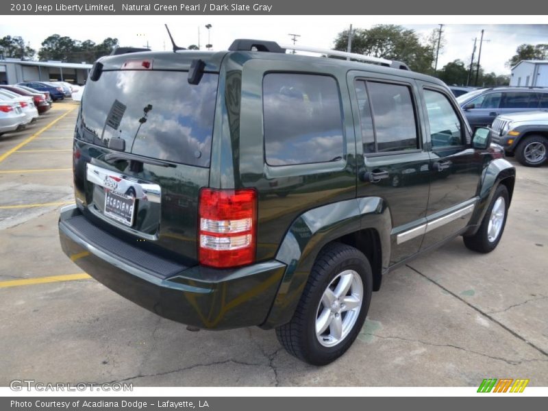 Natural Green Pearl / Dark Slate Gray 2010 Jeep Liberty Limited