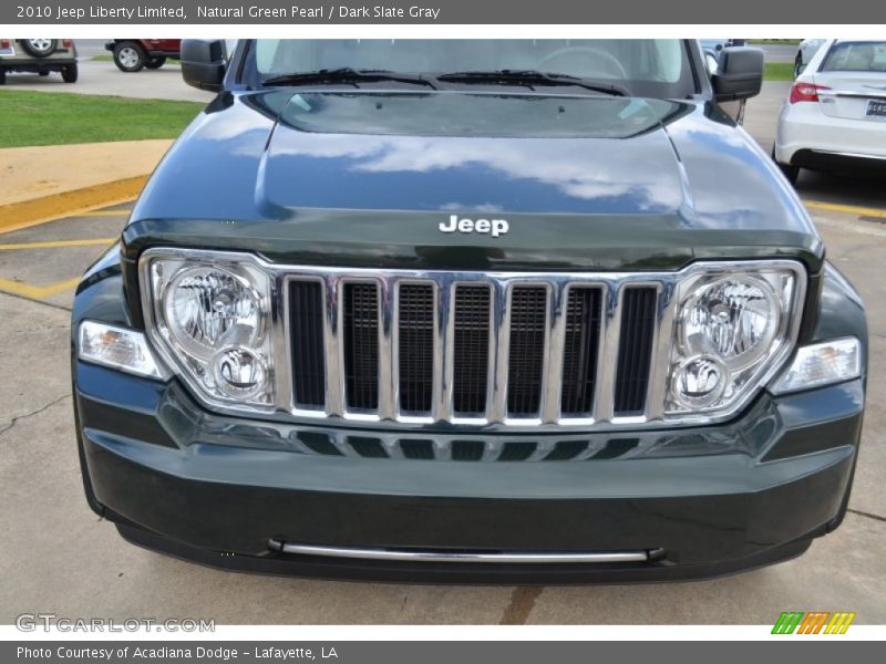 Natural Green Pearl / Dark Slate Gray 2010 Jeep Liberty Limited