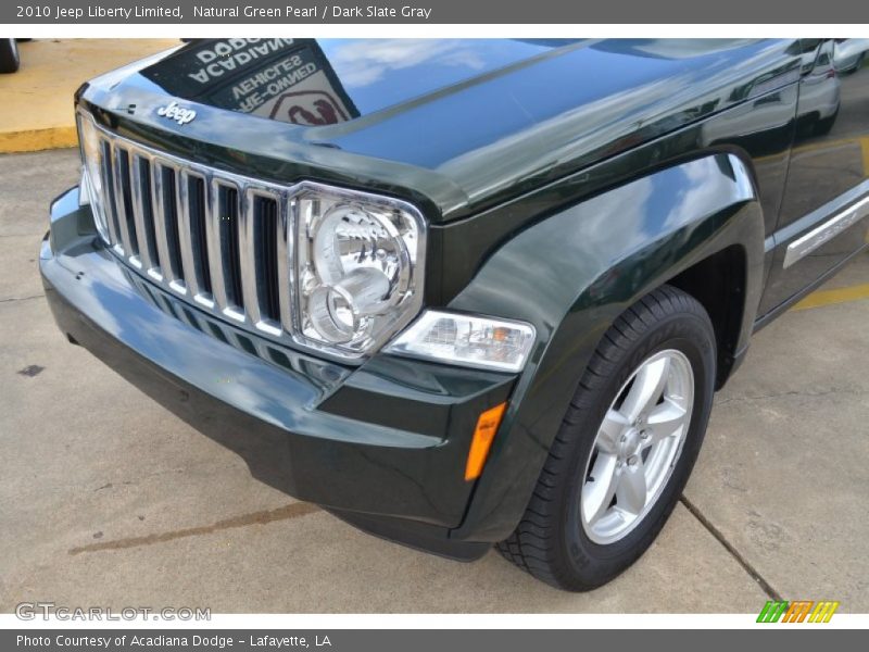 Natural Green Pearl / Dark Slate Gray 2010 Jeep Liberty Limited