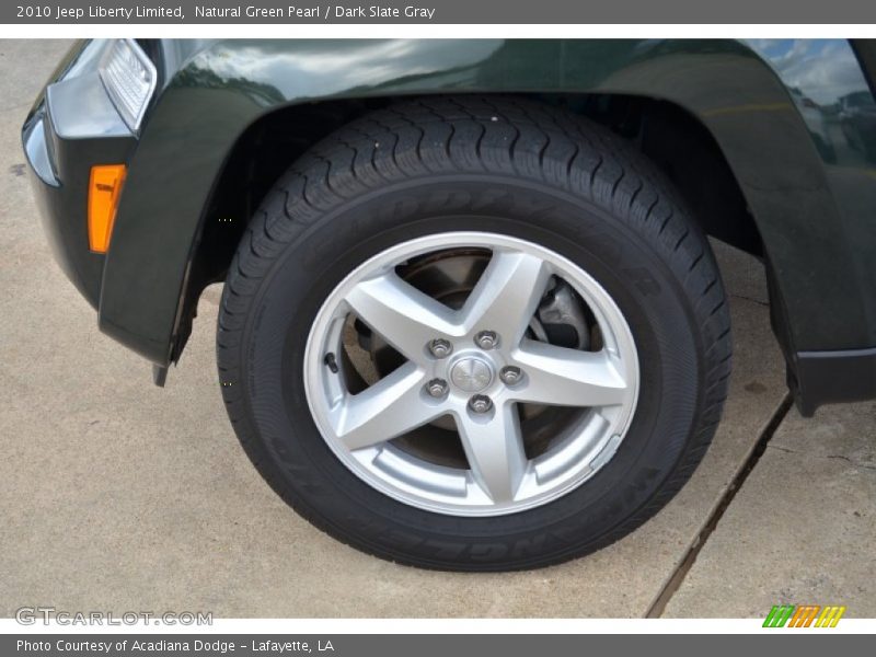 Natural Green Pearl / Dark Slate Gray 2010 Jeep Liberty Limited
