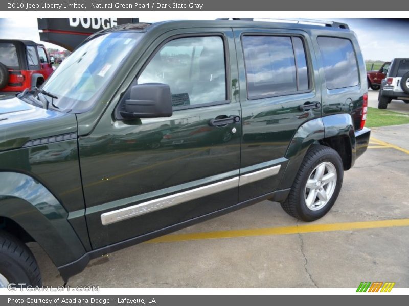 Natural Green Pearl / Dark Slate Gray 2010 Jeep Liberty Limited