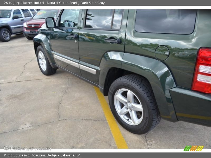 Natural Green Pearl / Dark Slate Gray 2010 Jeep Liberty Limited