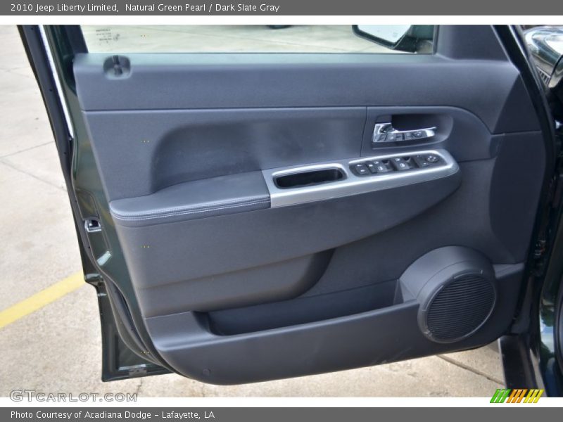 Natural Green Pearl / Dark Slate Gray 2010 Jeep Liberty Limited