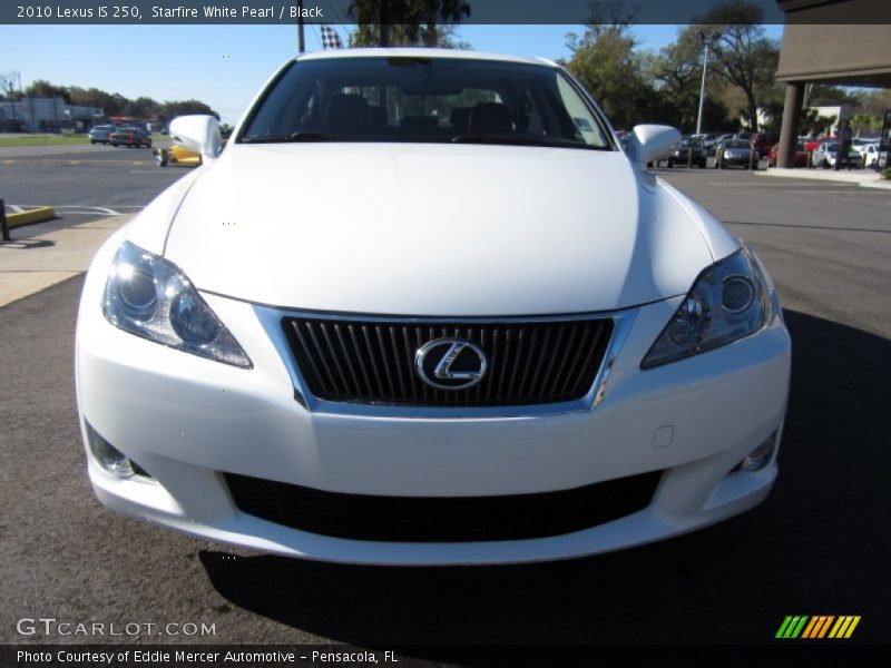 Starfire White Pearl / Black 2010 Lexus IS 250