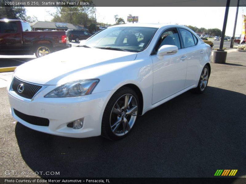 Starfire White Pearl / Black 2010 Lexus IS 250
