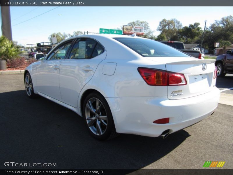 Starfire White Pearl / Black 2010 Lexus IS 250