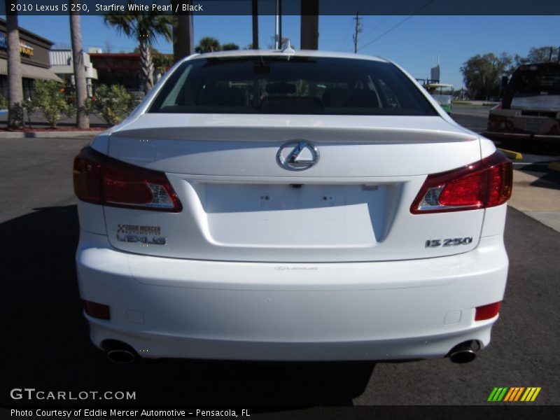Starfire White Pearl / Black 2010 Lexus IS 250
