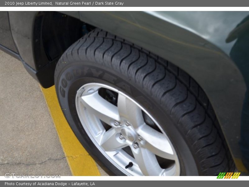 Natural Green Pearl / Dark Slate Gray 2010 Jeep Liberty Limited
