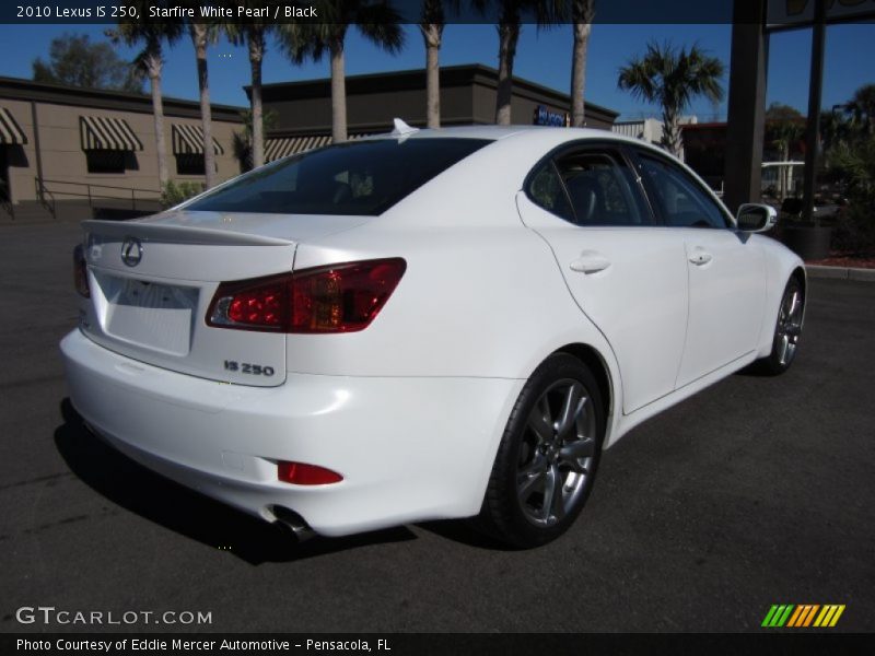 Starfire White Pearl / Black 2010 Lexus IS 250