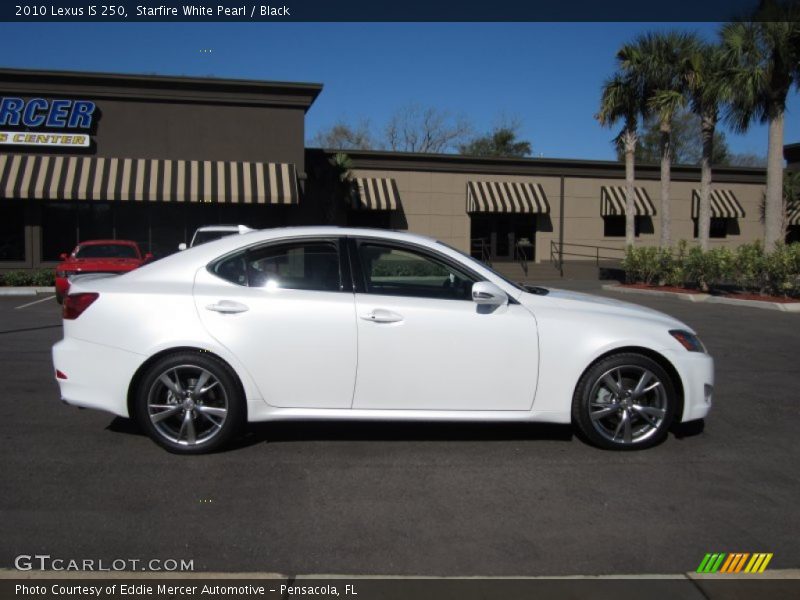 Starfire White Pearl / Black 2010 Lexus IS 250