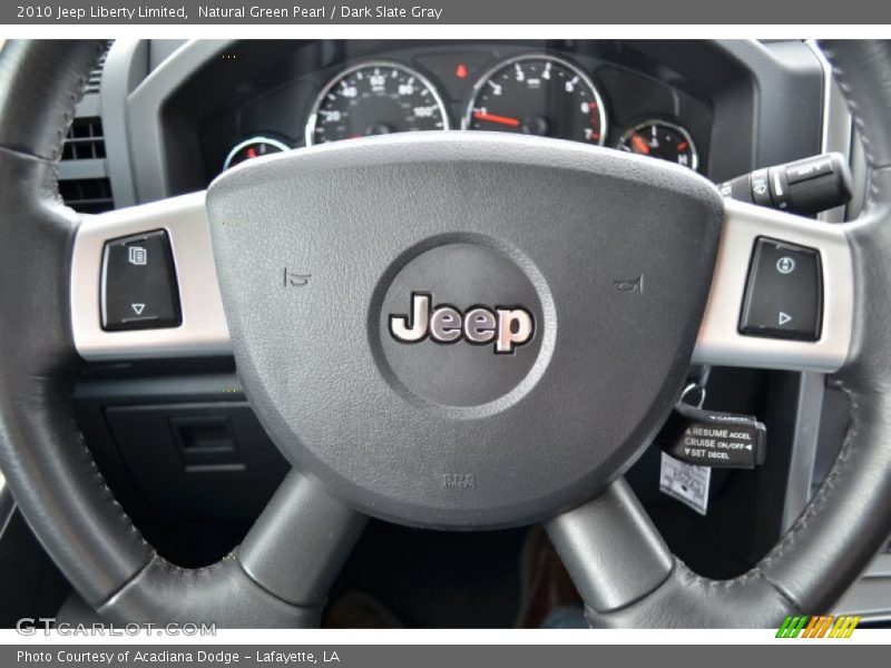 Natural Green Pearl / Dark Slate Gray 2010 Jeep Liberty Limited