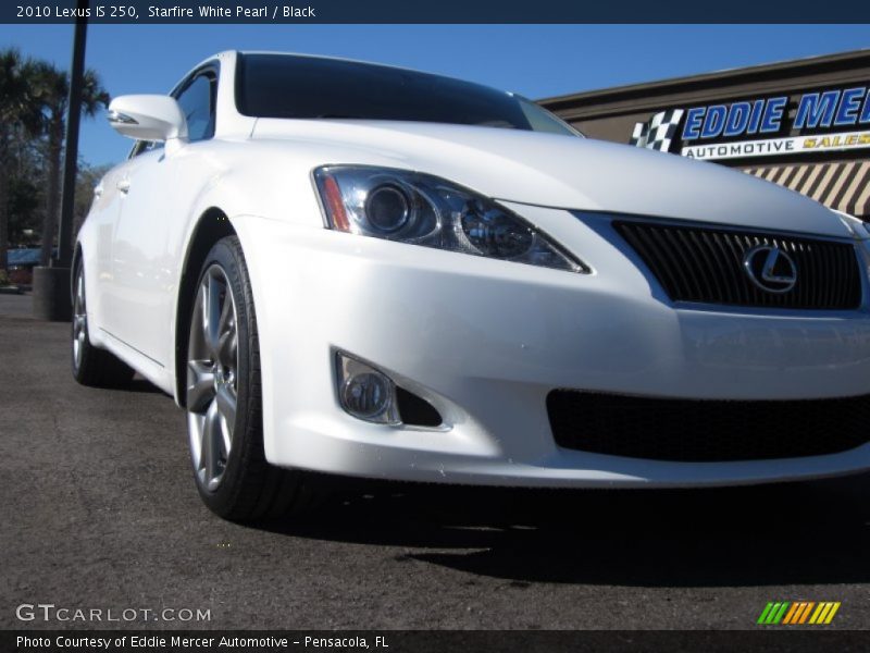Starfire White Pearl / Black 2010 Lexus IS 250