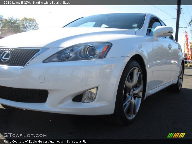 Starfire White Pearl / Black 2010 Lexus IS 250