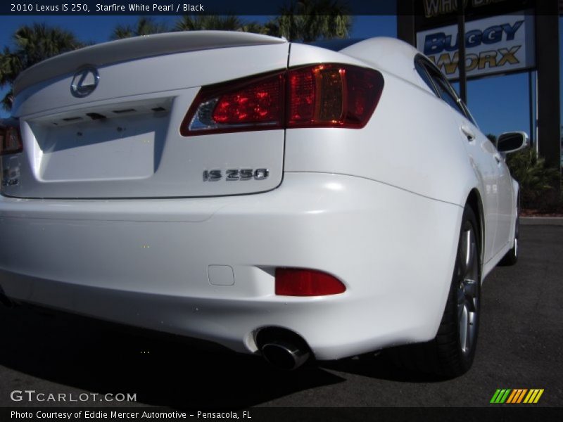 Starfire White Pearl / Black 2010 Lexus IS 250