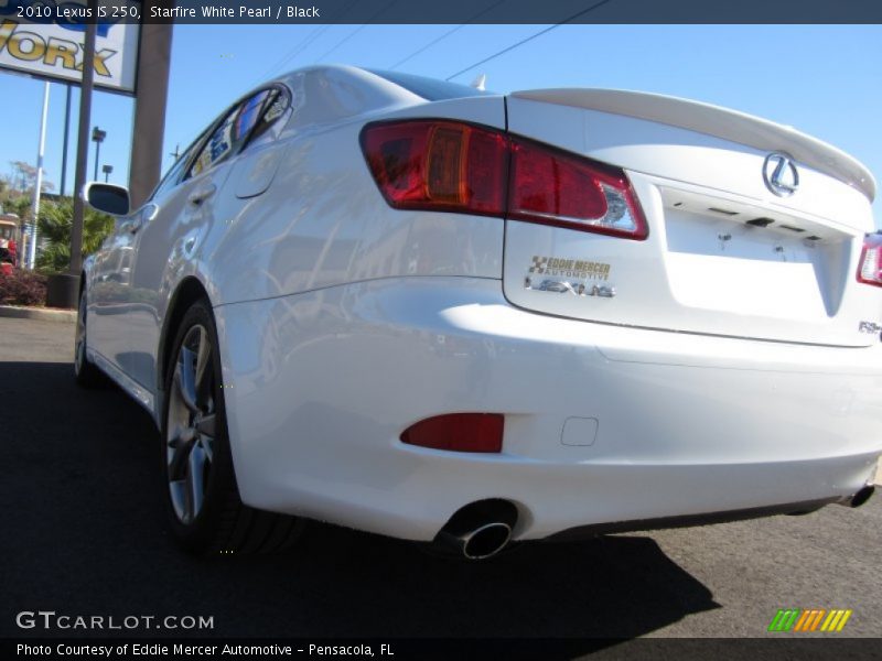 Starfire White Pearl / Black 2010 Lexus IS 250