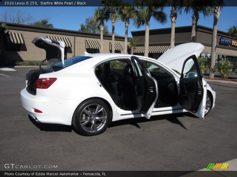 Starfire White Pearl / Black 2010 Lexus IS 250