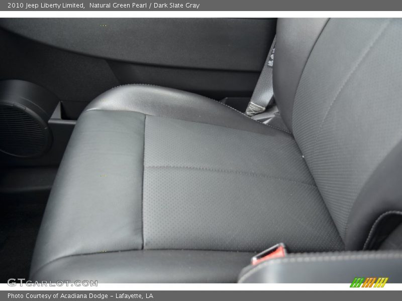Natural Green Pearl / Dark Slate Gray 2010 Jeep Liberty Limited