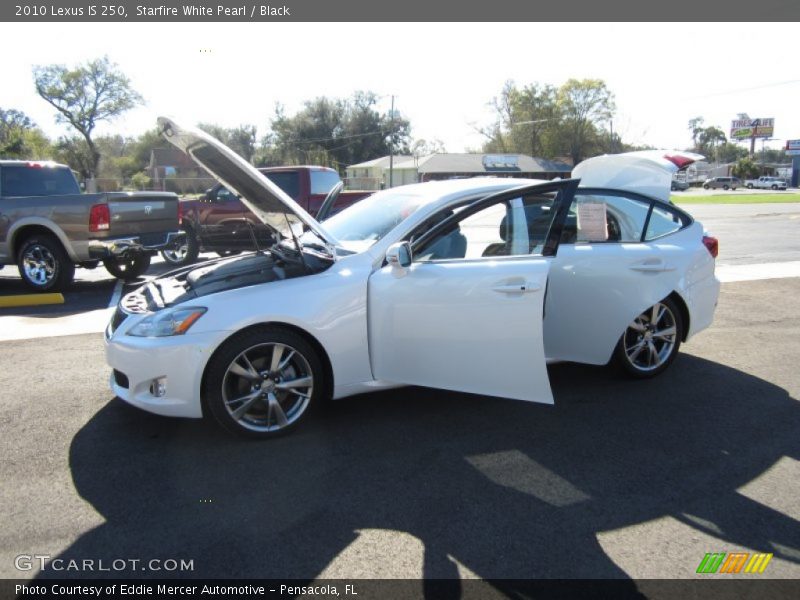 Starfire White Pearl / Black 2010 Lexus IS 250