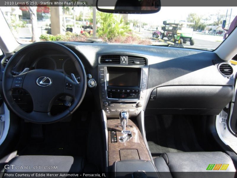 Starfire White Pearl / Black 2010 Lexus IS 250