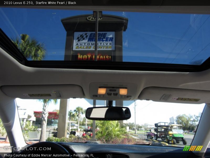 Starfire White Pearl / Black 2010 Lexus IS 250