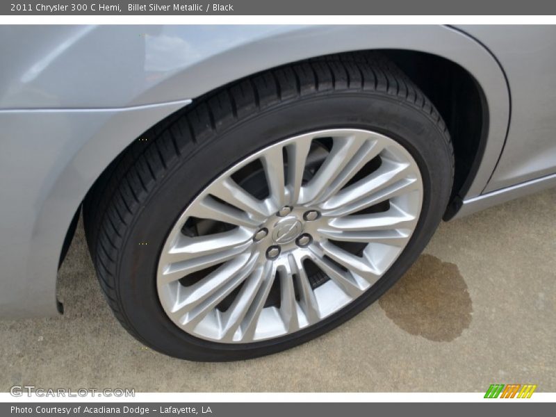 Billet Silver Metallic / Black 2011 Chrysler 300 C Hemi