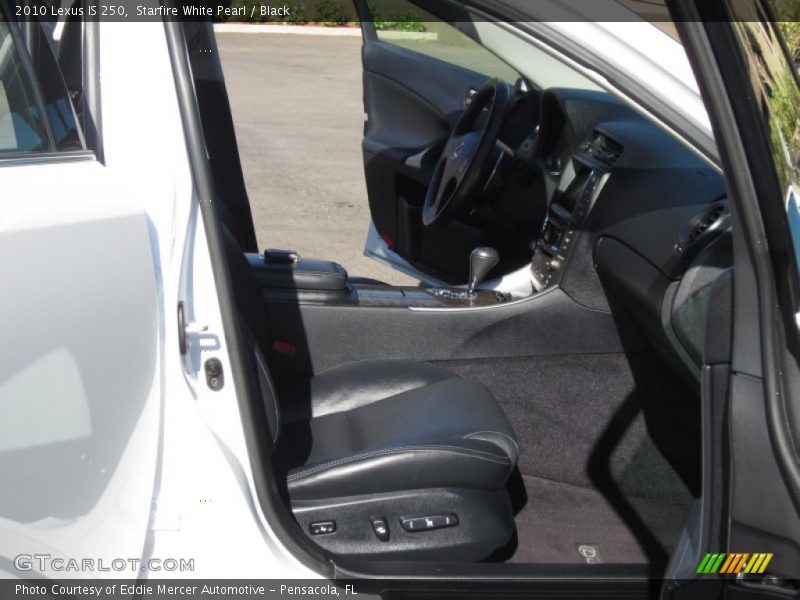 Starfire White Pearl / Black 2010 Lexus IS 250