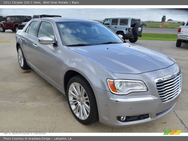 Billet Silver Metallic / Black 2011 Chrysler 300 C Hemi