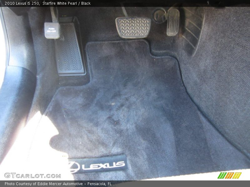 Starfire White Pearl / Black 2010 Lexus IS 250