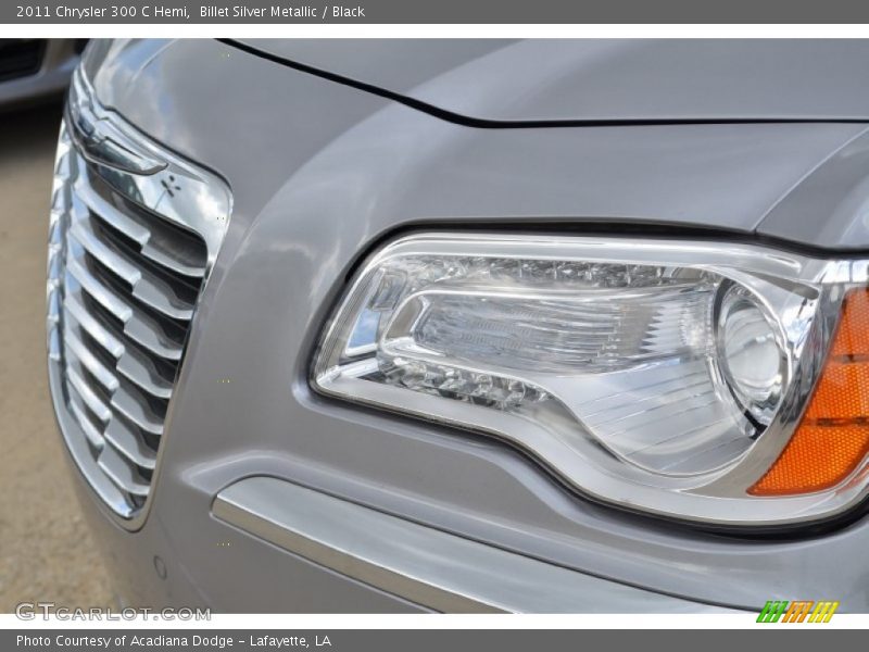 Billet Silver Metallic / Black 2011 Chrysler 300 C Hemi