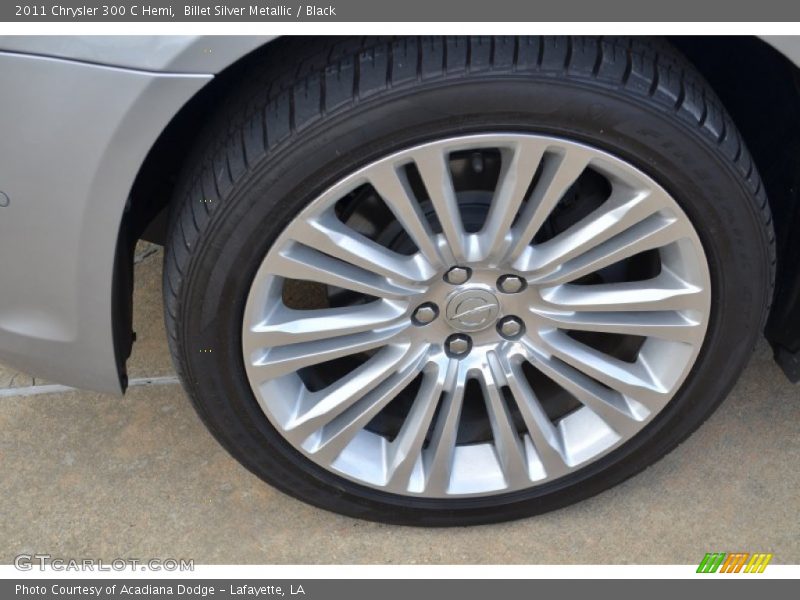 Billet Silver Metallic / Black 2011 Chrysler 300 C Hemi