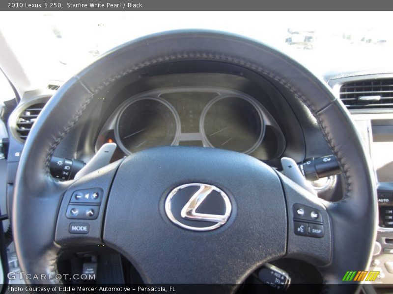 Starfire White Pearl / Black 2010 Lexus IS 250
