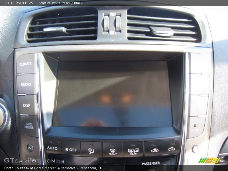 Starfire White Pearl / Black 2010 Lexus IS 250