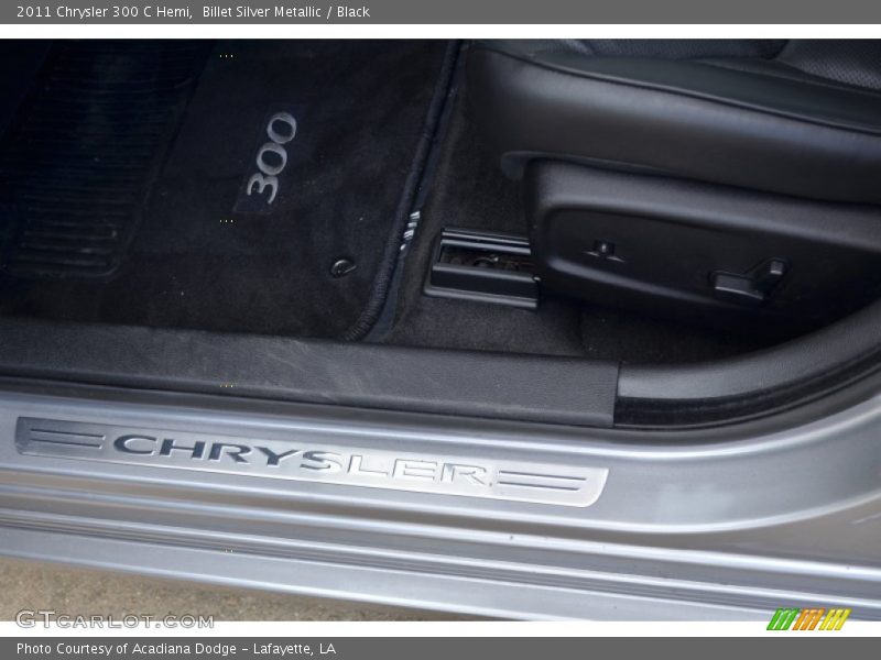 Billet Silver Metallic / Black 2011 Chrysler 300 C Hemi