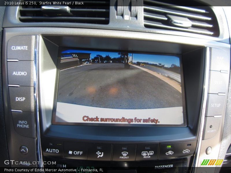 Starfire White Pearl / Black 2010 Lexus IS 250