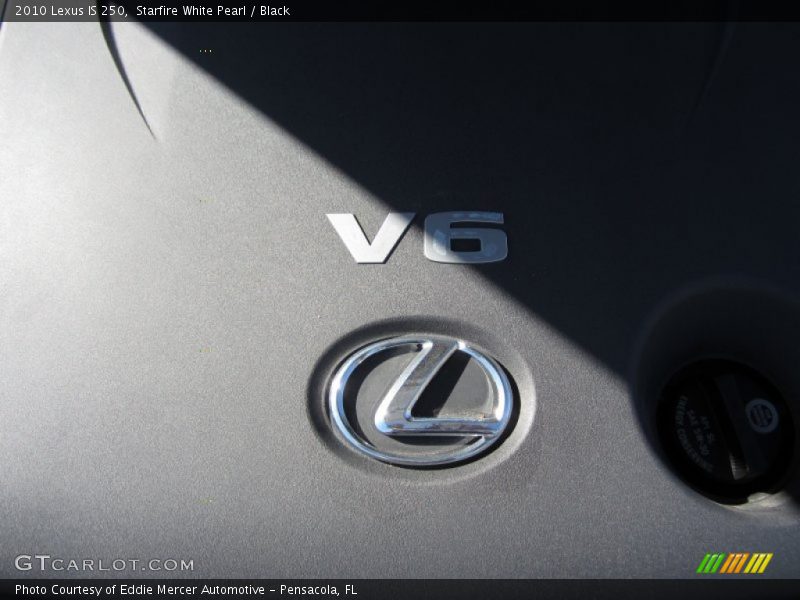Starfire White Pearl / Black 2010 Lexus IS 250