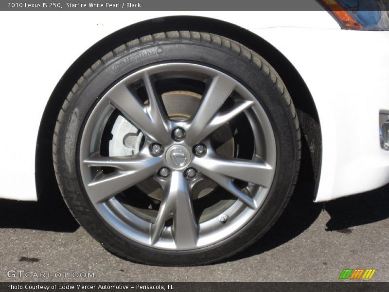 Starfire White Pearl / Black 2010 Lexus IS 250